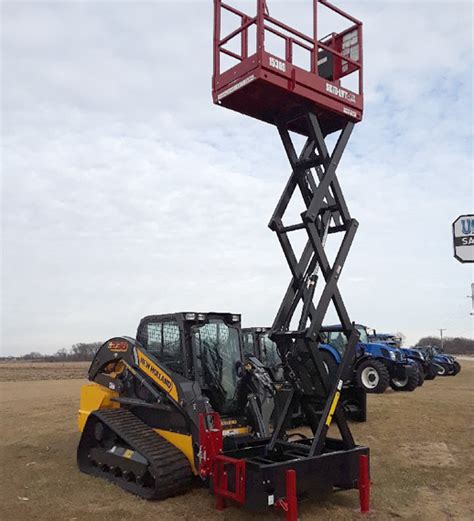 how to lift a skid steer|man lift for skid steer.